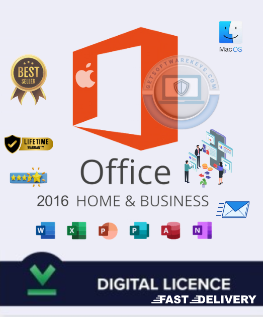 Office Home and Business 2016 For Mac